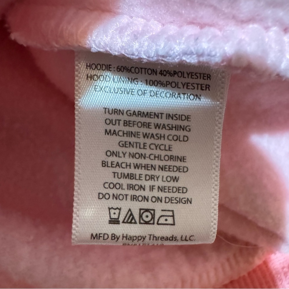 Disney Princess Pink Hoodie Girls 3T - Picture 6 of 6